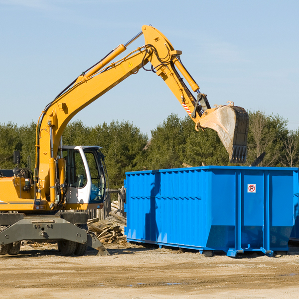 what size residential dumpster rentals are available in Midland City Alabama